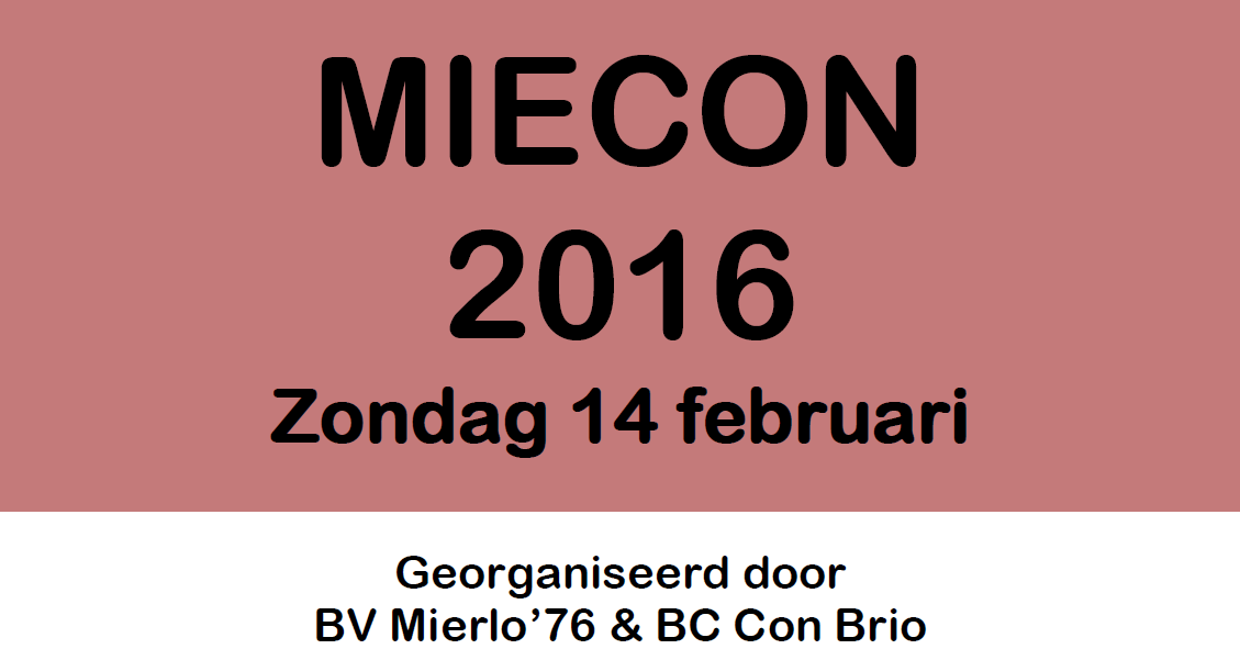 Uitnodiging MieCon Seniorentoernooi 2016