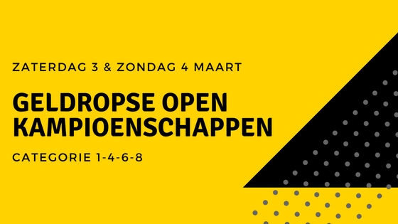 Uitnodiging Geldropse Open Kampioenschappen 2018!