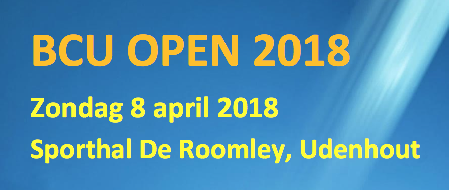 Uitnodiging BCU Open 2018 in Udenhout