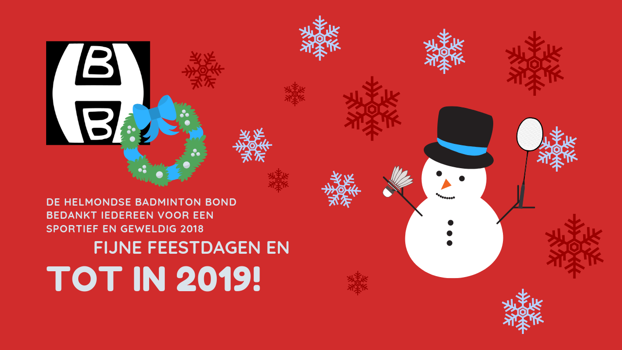 Fijne Feestdagen en tot volgend jaar!