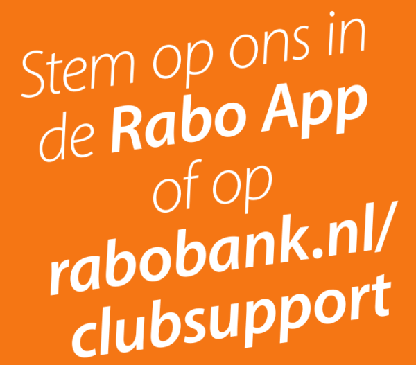 Stem vanaf 5 sep als lid van de Rabobank op de HBB via Rabo ClubSupport!