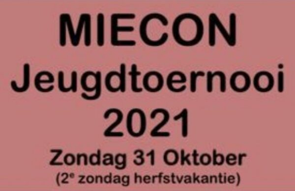 Uitnodiging MieCon Jeugdtoernooi 2021