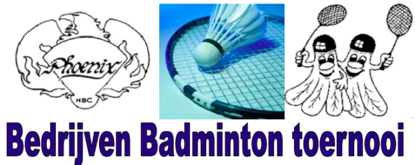 Doe mee met het Bedrijven Badminton Toernooi van Phoenix!