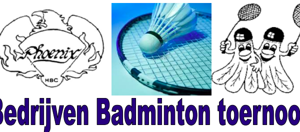 Doe mee met het Bedrijven Badminton Toernooi van Phoenix!