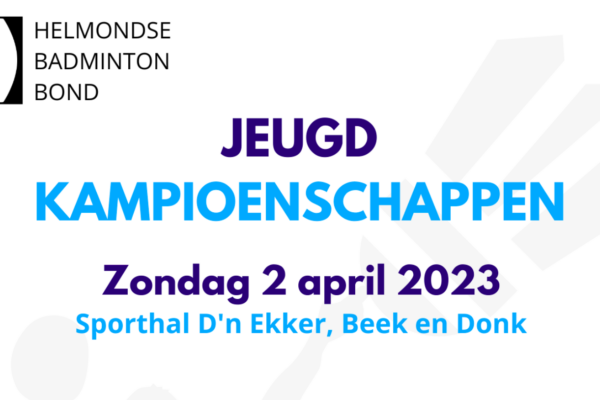 Uitnodiging HBB Jeugd Kampioenschappen 2023