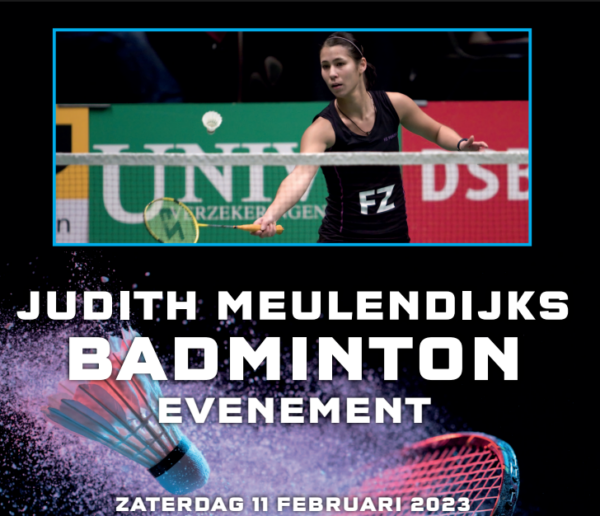 Kom proeven van de badmintonsport op het Judith Meulendijks Open