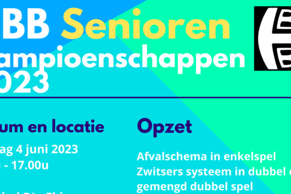Afsluiting seizoen 2022-2023 senioren met het jaarlijkse toernooi en huldiging!