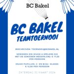 BC Bakel teamtoernooi 30 maart 2024