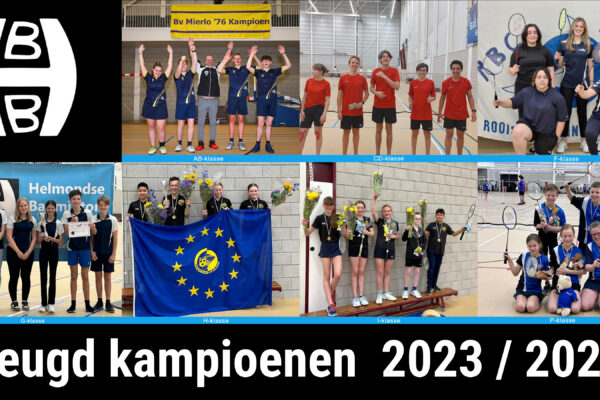 Jeugd kampioenen 2023/2024